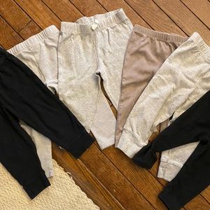 Lot of neutral baby toddler pants size 12M